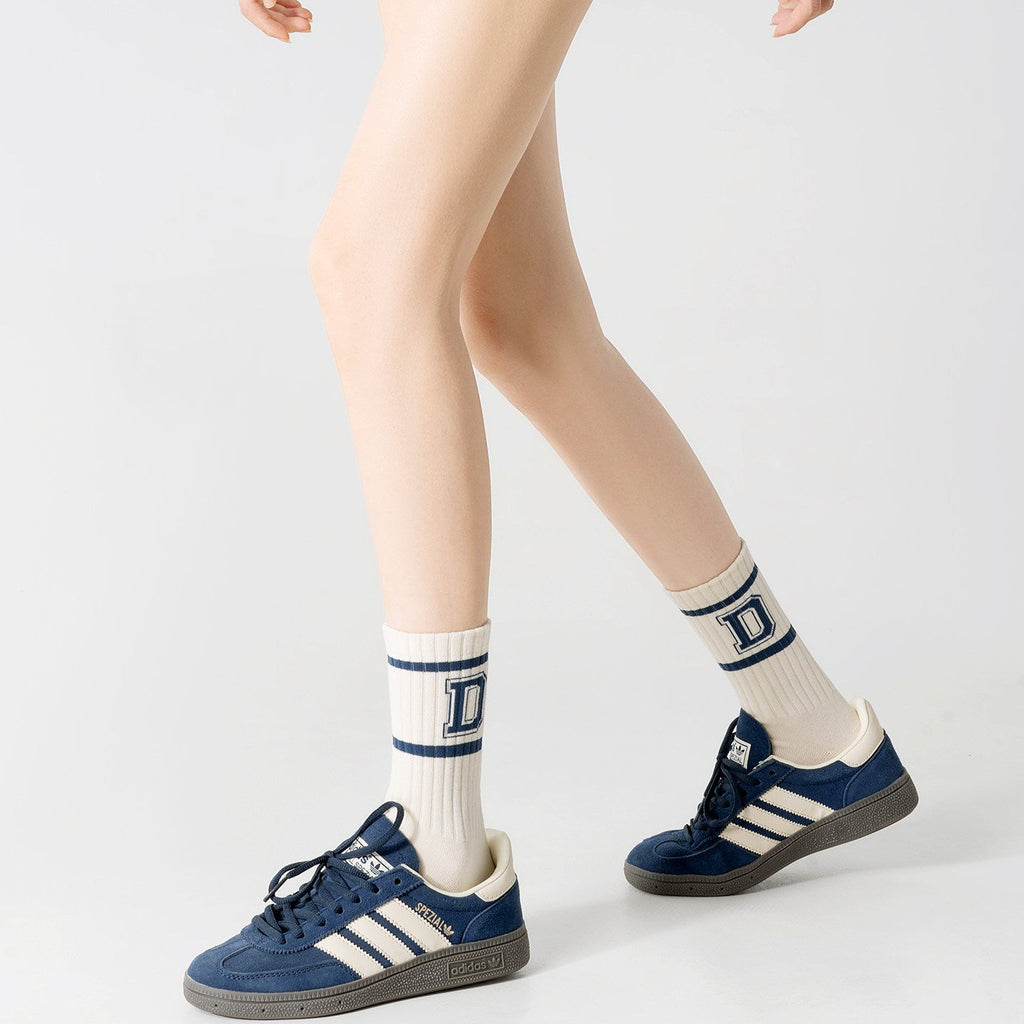 Old School Classic 5-Pair Crew Socks Set