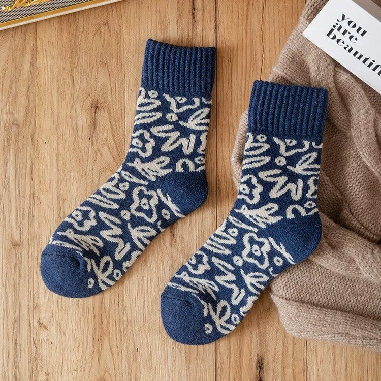 Women's Nordic Winter Thermal Wool Socks