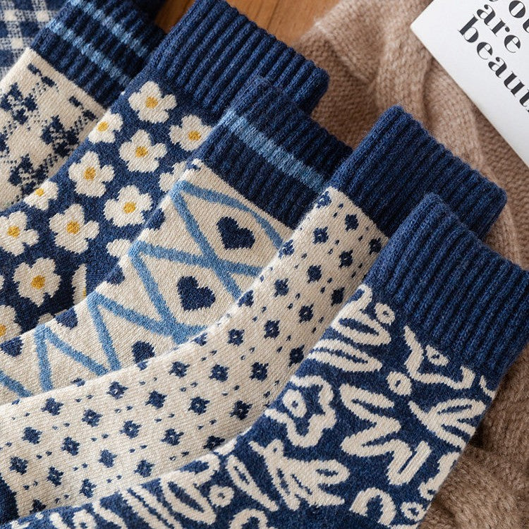 Women Nordic Winter Thermal Wool Socks