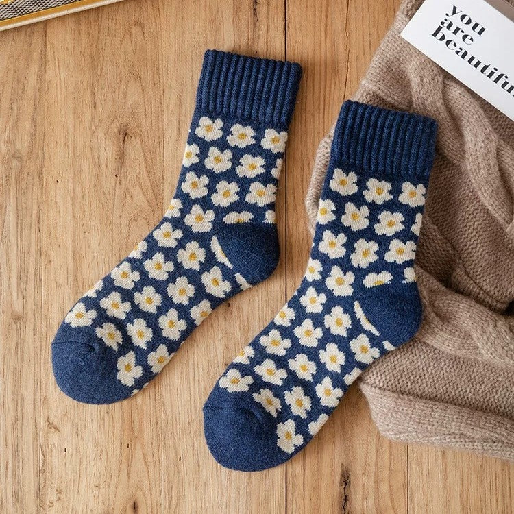 Women's Nordic Winter Thermal Wool Socks