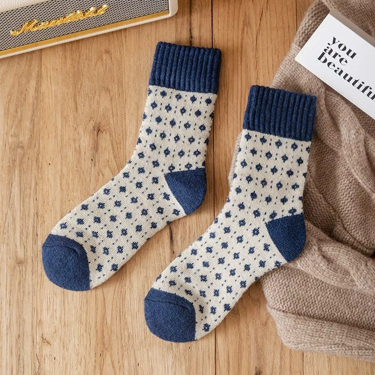 Women's Nordic Winter Thermal Wool Socks