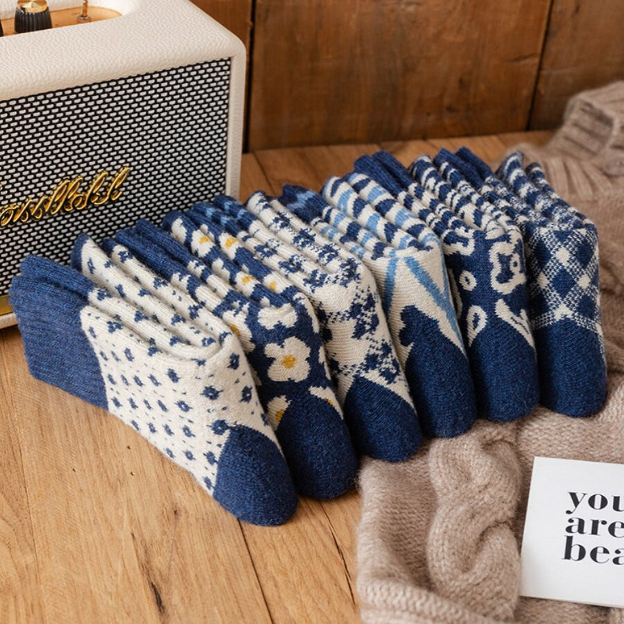 Women Nordic Winter Thermal Wool Socks