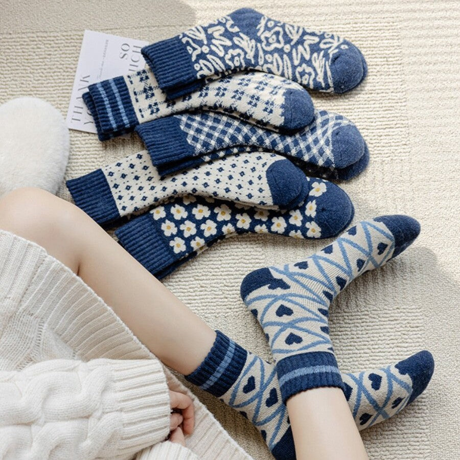 Women Nordic Winter Thermal Wool Socks